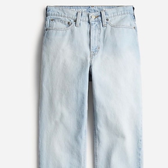 NWT JCrew High-rise '90s classic straight jean in Waterside wash